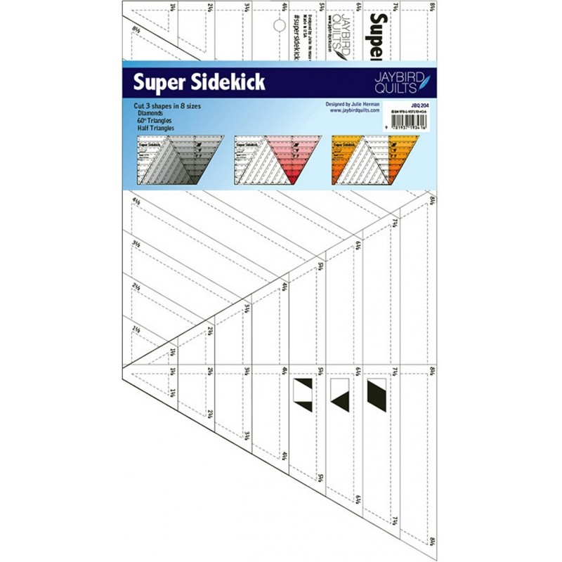 Pravítko na patchwork Super Sidekick Ruler Jaybird Quilts - 1