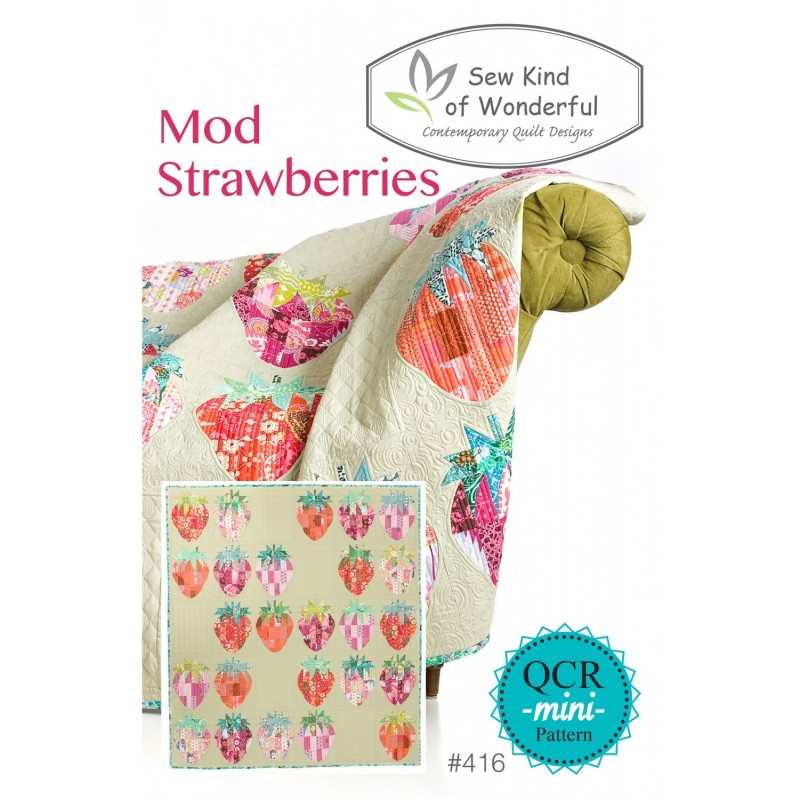 MOD STRAWBERRIES Sew Kind of Wonderful - 1