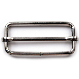 Posunovač na popruhy 17x39mm nikl  - 1