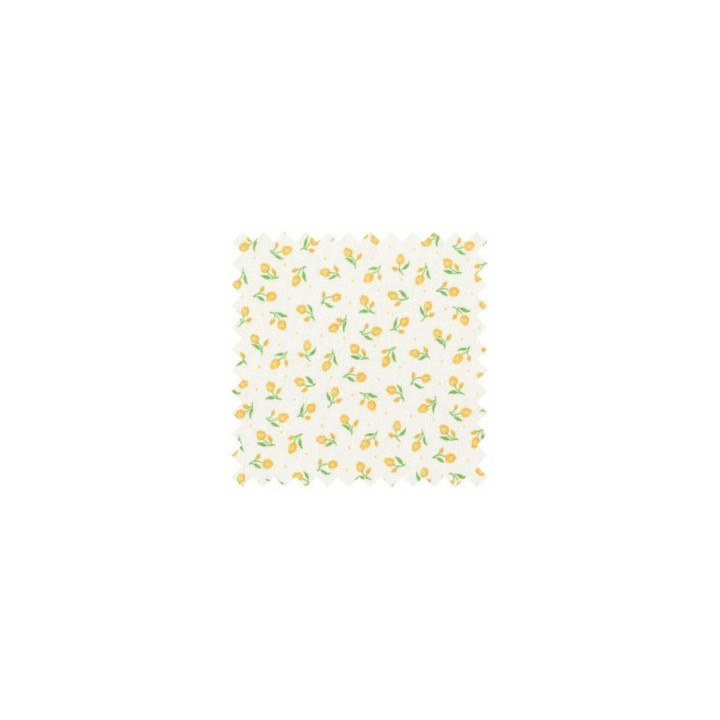 Bavlněná látka - T0077-žluté tulipány Ostatní - 2