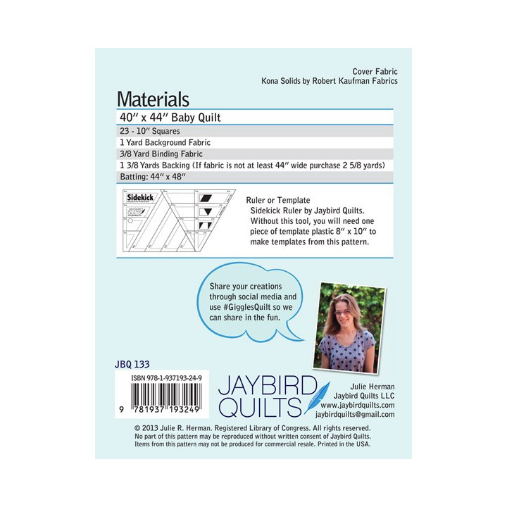 Giggles Baby Quilt Jaybird Quilts - 2