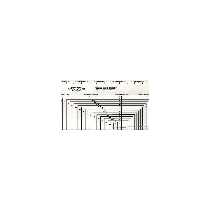 Pravítko Cross Cut 9-Patch Ruler JODI BARROWS - 2