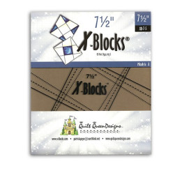 Pravítko na patchwork X Block Tool 7-1/2in X-BLOCKS BY PATRICIA PEPE - 1
