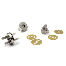 Magnetické zapínání  Ø 18mm - platina  - 1