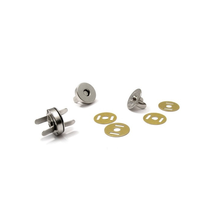 Magnetické zapínání  Ø 18mm - platina  - 1