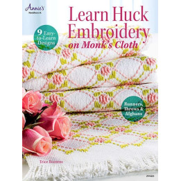 Learn Huck Embroidery on Monk's Cloth   - 1