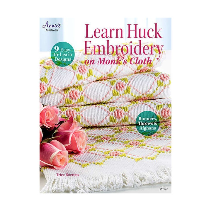 Learn Huck Embroidery on Monk's Cloth   - 1