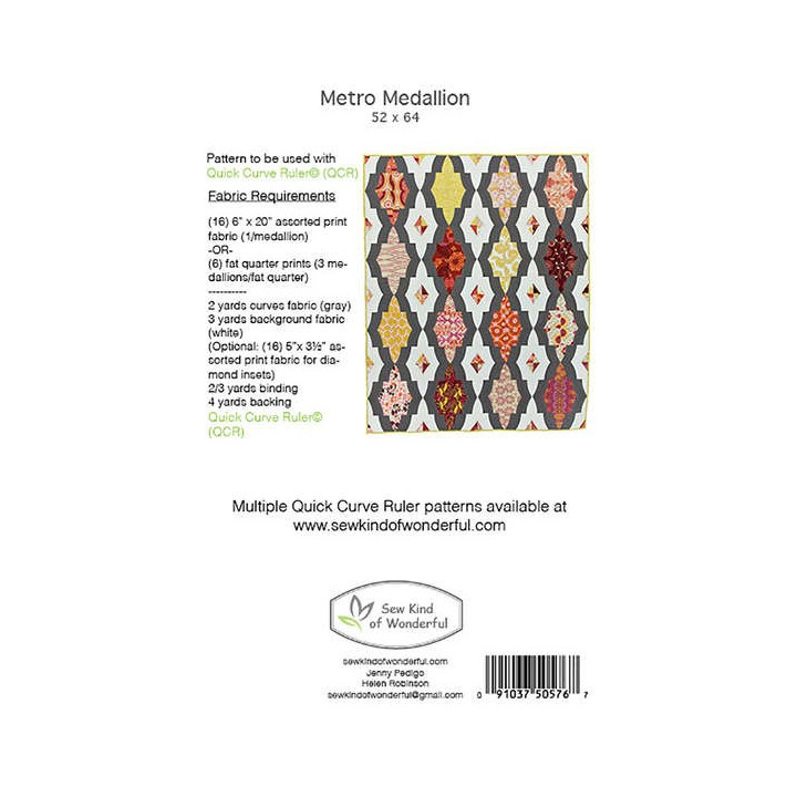 Metro Medallion Sew Kind of Wonderful - 2