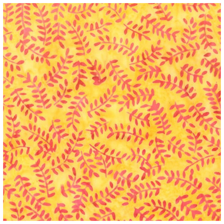 Batavian Batik-lístečky - mango Wilmington prints - 1
