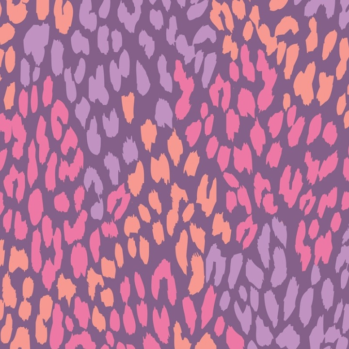 Wildberry Leopard-bavlněná látka CAMELOT FABRICS - 1