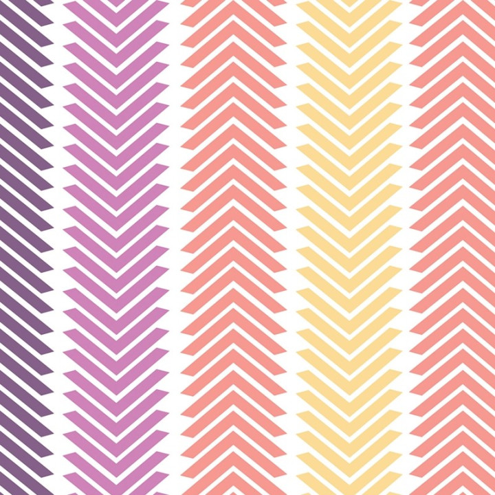 Wildberry Chevron Stripe-bavlněná látka CAMELOT FABRICS - 1
