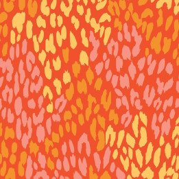 Chamomile Leopard-bavlněná látka CAMELOT FABRICS - 1