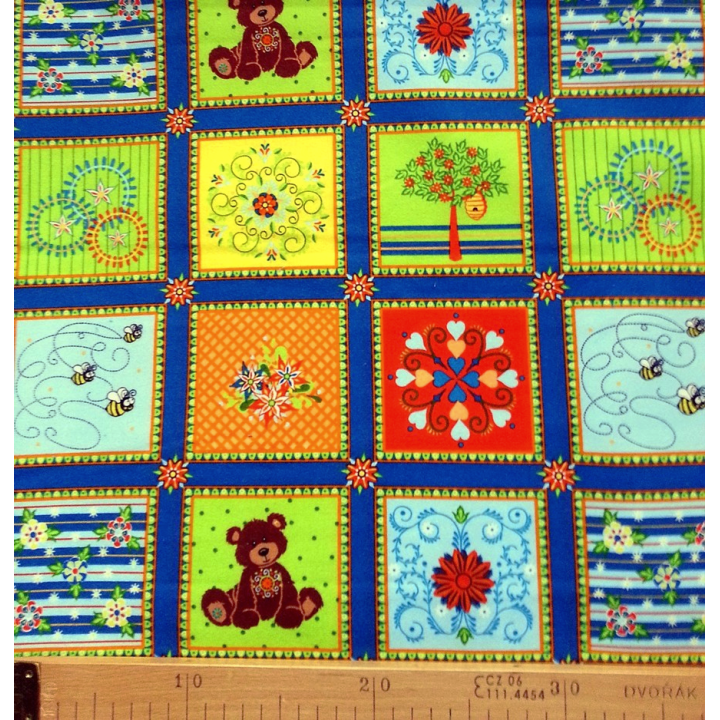 Flanel OBRÁZKY Fabri-quilt - 1