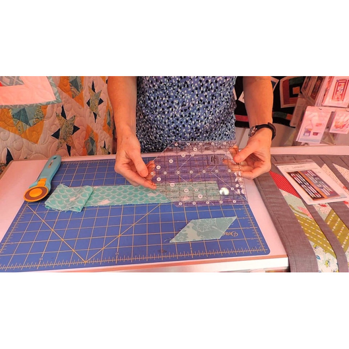 Pravítko na patchwork COTTAGE RULER 5,5x8 inch CREATIVE GRIDS - 2