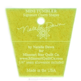 Pravítko na patchwork  Mini Tumbler Template MISSOURI STAR QUILT COMPANY - 1