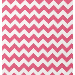 Bavlněná látka T0113 - chevron růžová  - 2