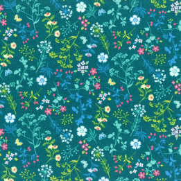 Látka L's Modern Garden - JADE  Lecien Japan - 1