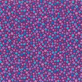 Látka L's Modern Garden - VIOLET SWEET  MINIS Lecien Japan - 1