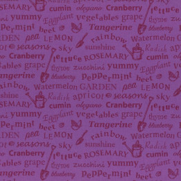 Látka L's Modern Garden - GRAPE GARDEN TEXT Lecien Japan - 1