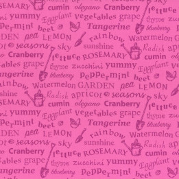 Látka L's Modern Garden - PETAL GARDEN TEXT Lecien Japan - 1