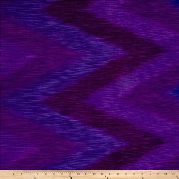 OMBRE LÁTKA - PLUM IKAT Timeless Treasures - 3