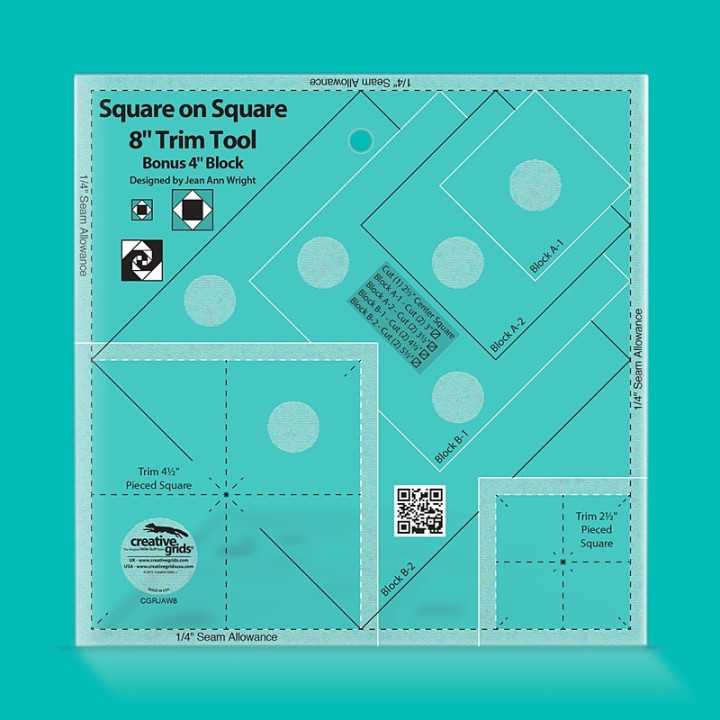 Creative Grids Square on Square Trim Tool - 4/8 in CREATIVE GRIDS - 1