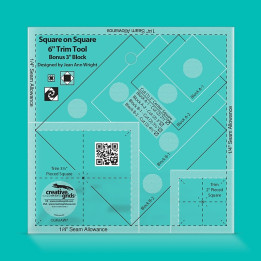 Creative Grids Square on Square Trim Tool - 6 inch CREATIVE GRIDS - 1