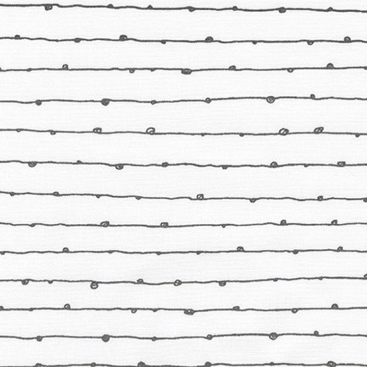 LIBS STITCHES - COAL Robert Kaufman - 1