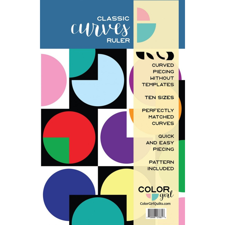 RULER CLASSIC CURVES COLOR GIRL QUILTS - 1