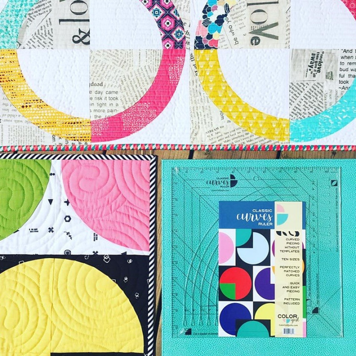 RULER CLASSIC CURVES COLOR GIRL QUILTS - 6
