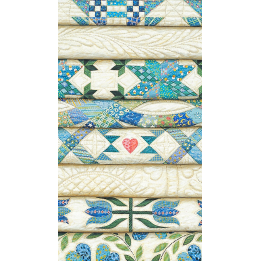 KAPESNÍ KALENDÁŘ 2018/2019- STACKED BLUE QUILTS IT TAKES TWO - 1