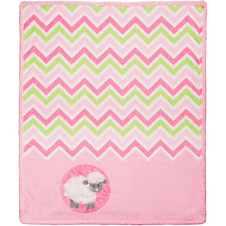 SADA NA UŠITÍ Cuddle Kit Ziggy Pink Lamb 29x35in SHANNON FABRICS - 2