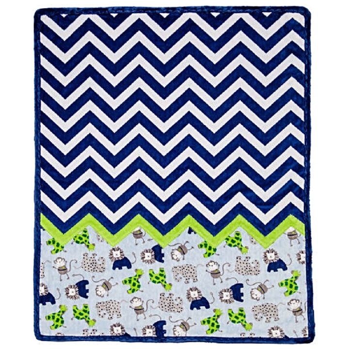 SADA NA UŠITÍ Cuddle Kit Ziggy Buddies Blue 29x35i SHANNON FABRICS - 2