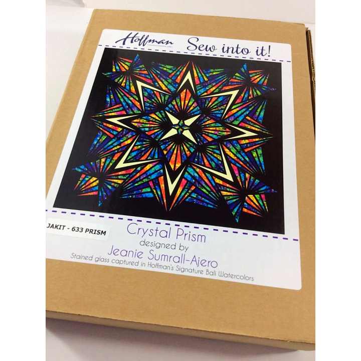 Quilt Kit Crystal Prism 90in x 90in HOFFMAN FABRICS - 3