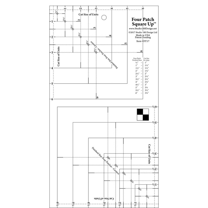 FOUR PATCH TRIMMER -  Deb Tucker© STUDIO 180 DESIGN - 4