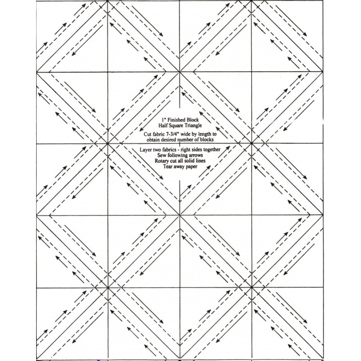Triangles on a Roll 1iin Half Square TRIANGLES ON A ROLL - 2