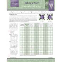 TWISTED WEDGE STAR - TECHNICKÝ LIST