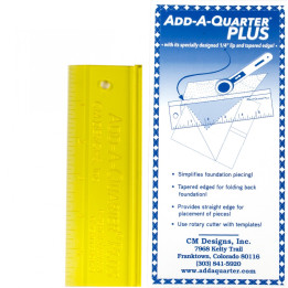 Add A-Quarter Ruler 6in Plus 