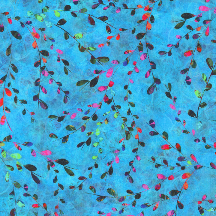 BLUE BRANCH LEAVES