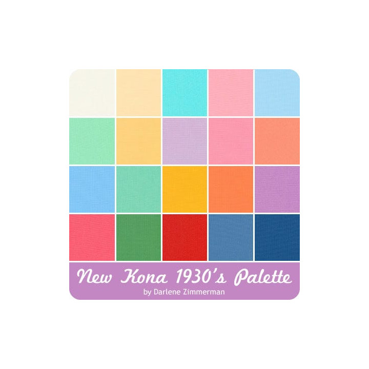 Kona Solid 1930's Palette 20ks