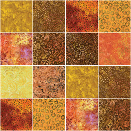 HARVEST - BALI STRIPS PALLETE JELLY ROLL 40 ks